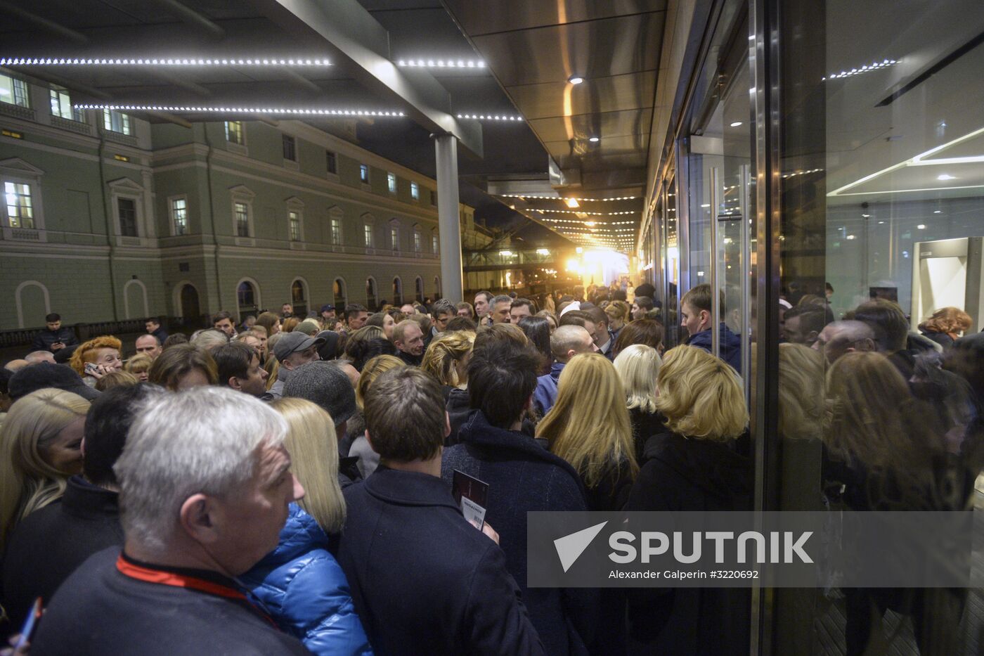 First run of Alexei Uchitel's movie" Matilda" in St Petersburg
