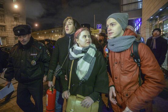 First run of Alexei Uchitel's movie" Matilda" in St Petersburg