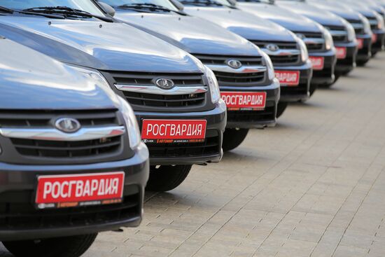 Transferring patrol cars to extra-departmental security units