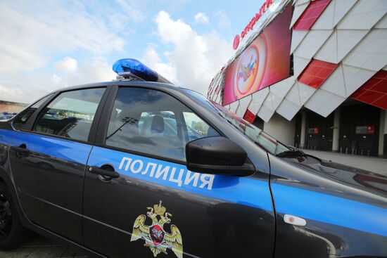 Transferring patrol cars to extra-departmental security units