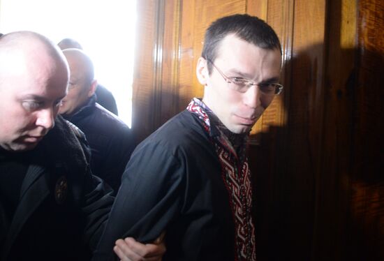Journalist Vasily Muravitsky stands trial in Zhitomir