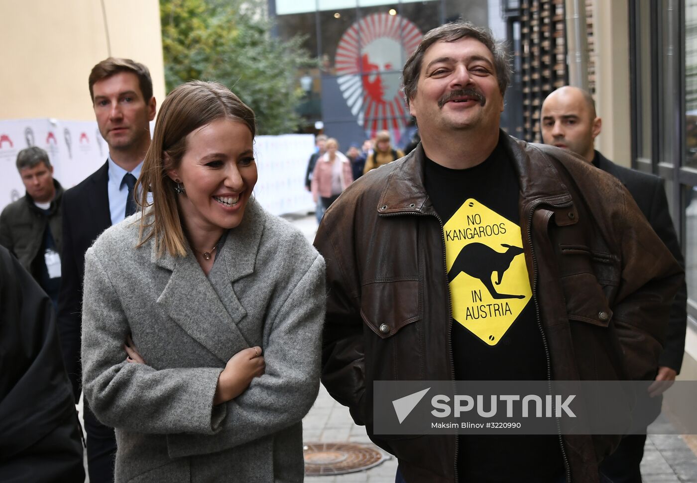 News conference with Ksenia Sobchak