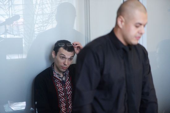 Journalist Vasily Muravitsky stands trial in Zhitomir