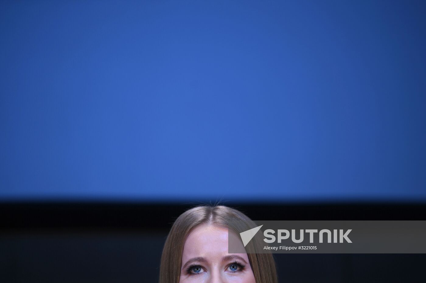 News conference with Ksenia Sobchak