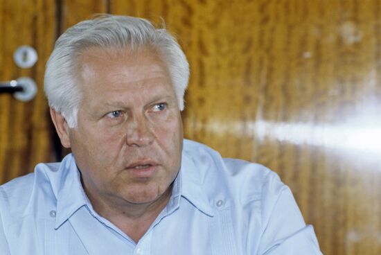 First Secretary of Central Committee of Communist Party of RSFSR Valentin Kuptsov