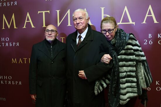 Premiere of Alexei Uchitel's film Matilda