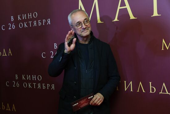 Premiere of Alexei Uchitel's film Matilda