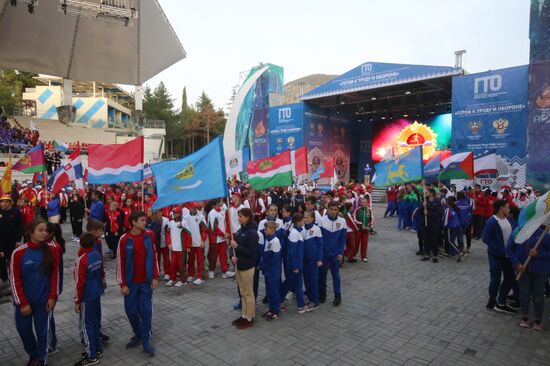 GTO festival in Artek