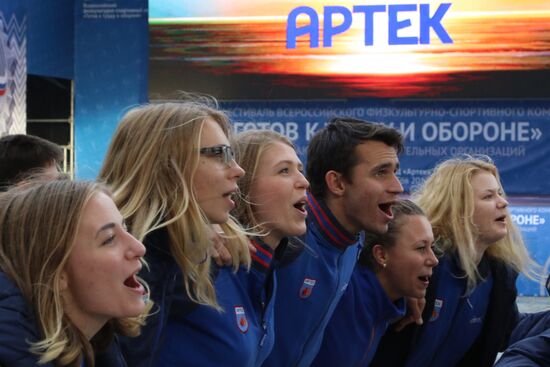 GTO festival in Artek