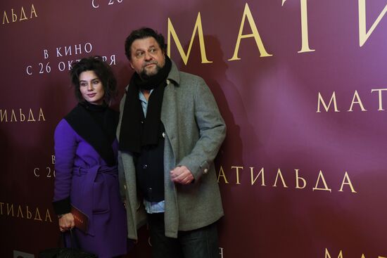 Premiere of Alexei Uchitel's film Matilda