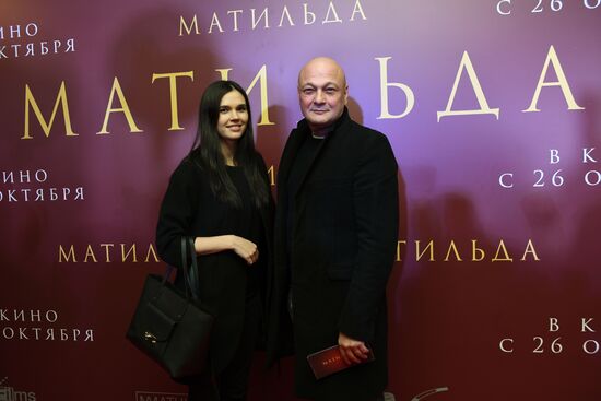 Premiere of Alexei Uchitel's film Matilda