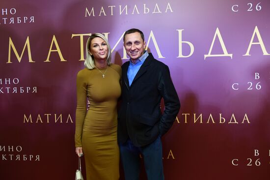 Premiere of Alexei Uchitel's film Matilda