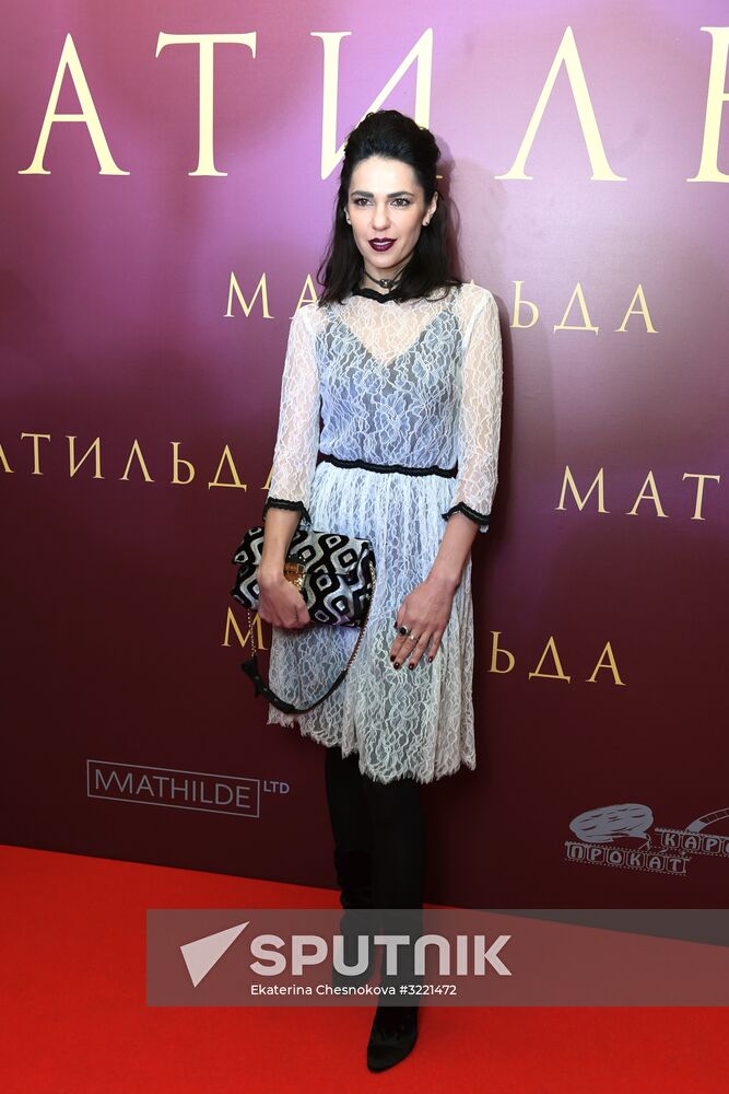 Premiere of Alexei Uchitel's film Matilda