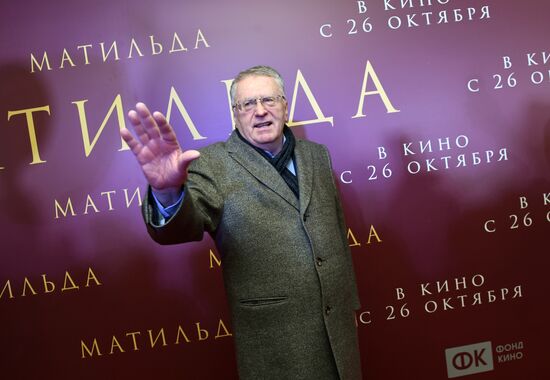Premiere of Alexei Uchitel's film Matilda