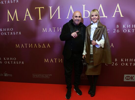Premiere of Alexei Uchitel's film Matilda