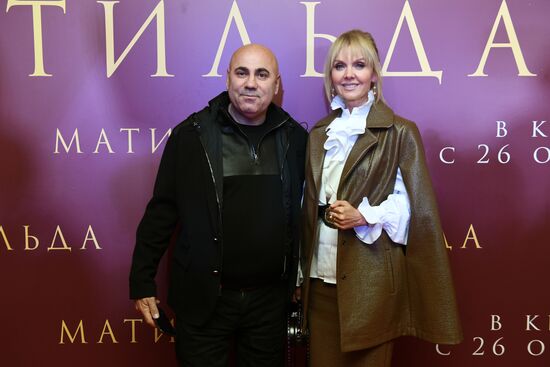 Premiere of Alexei Uchitel's film Matilda