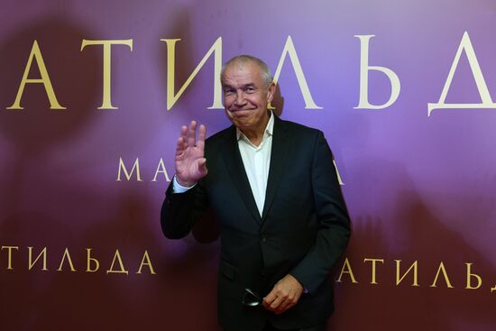 Premiere of Alexei Uchitel's film Matilda