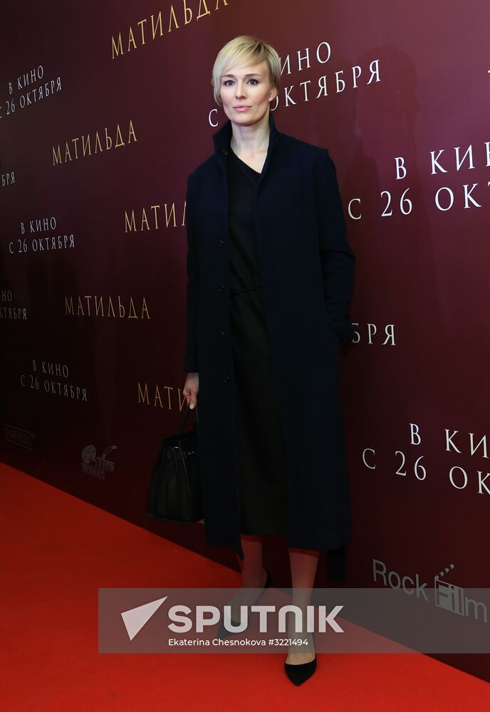 Premiere of Alexei Uchitel's film Matilda