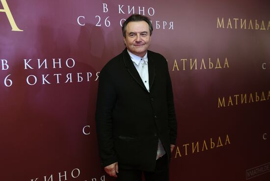 Premiere of Alexei Uchitel's film Matilda