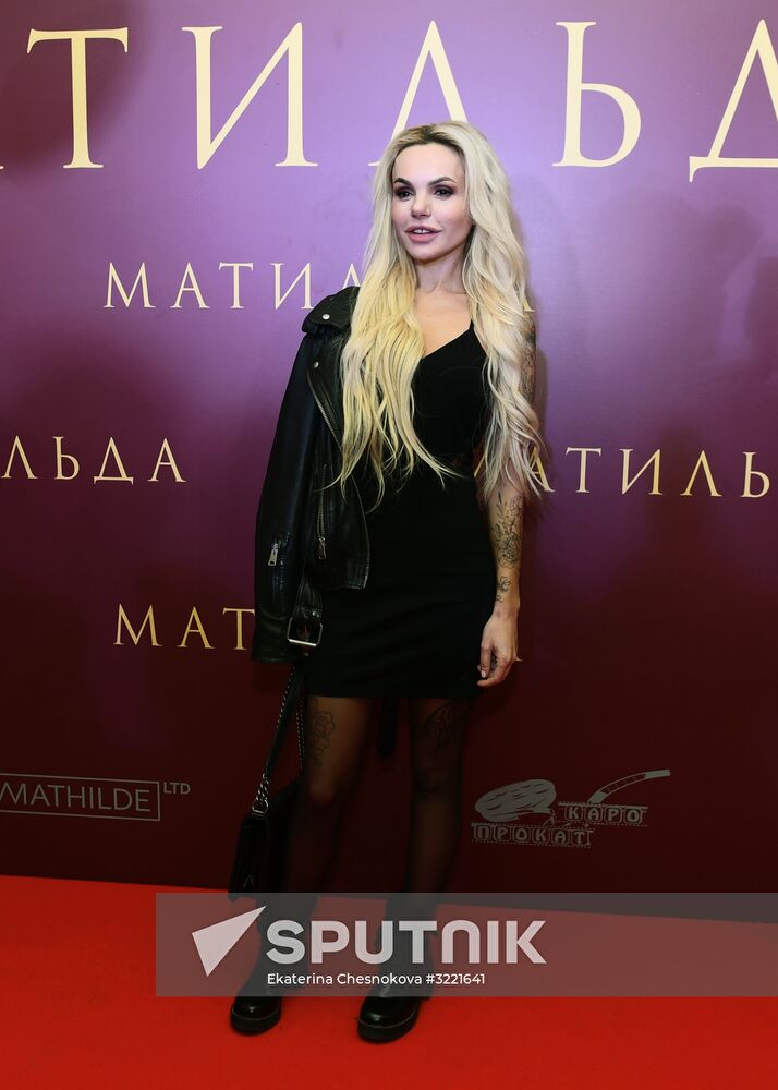 Premiere of Alexei Uchitel's film Matilda