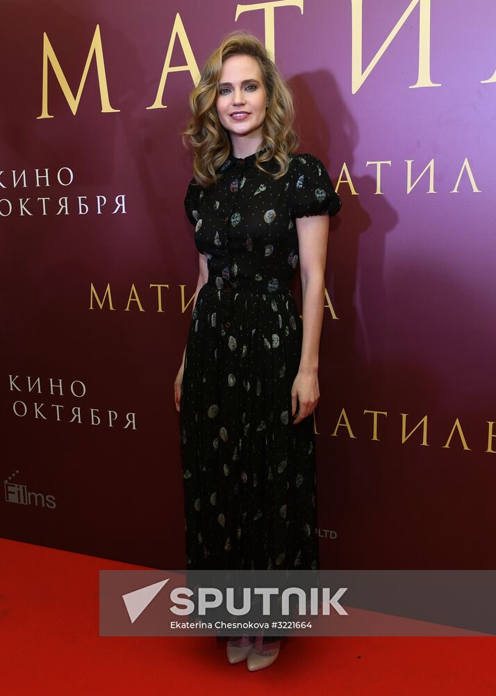 Premiere of Alexei Uchitel's film Matilda