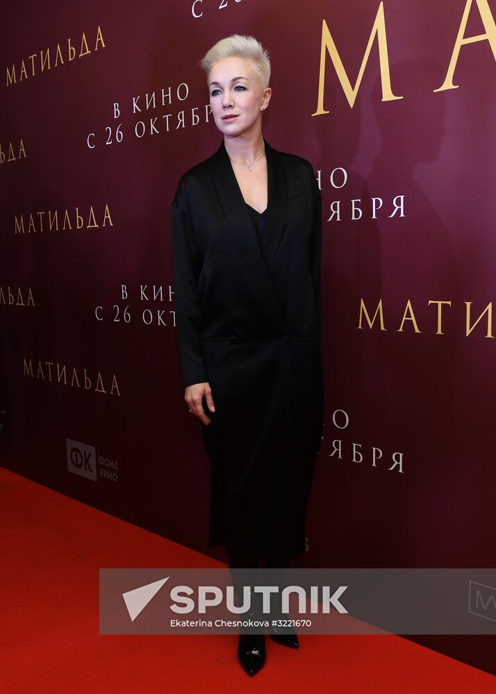 Premiere of Alexei Uchitel's film Matilda
