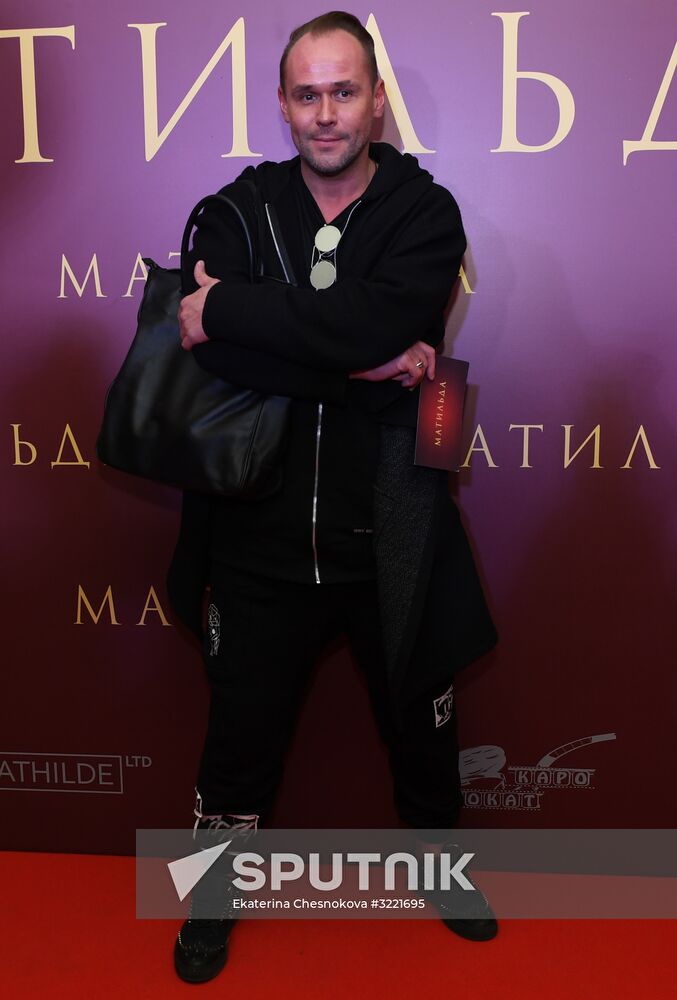Premiere of Alexei Uchitel's film Matilda
