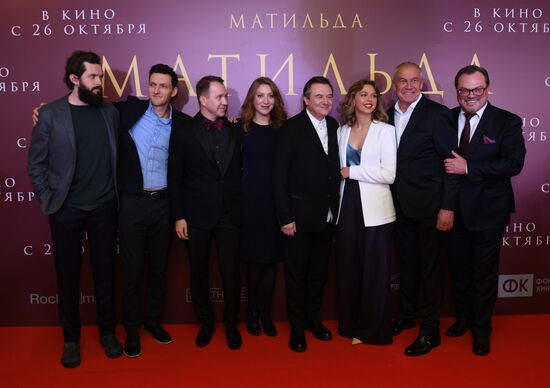 Premiere of Alexei Uchitel's film Matilda