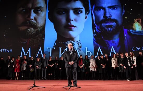 Premiere of Alexei Uchitel's film Matilda