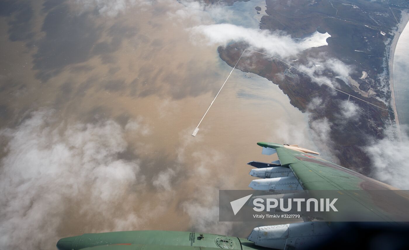 Sukhoi Su-UB crew training in Krasnodar Territory