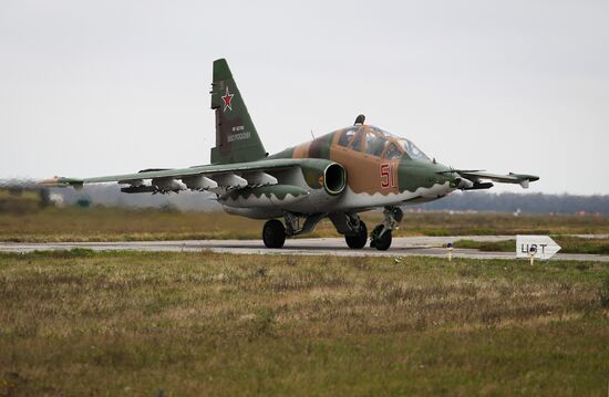 Sukhoi Su-UB crew training in Krasnodar Territory