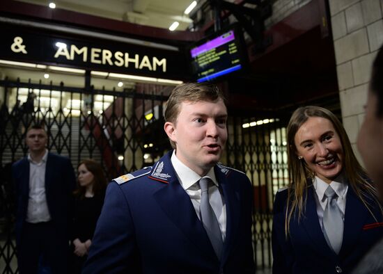 Themed train The Heart of Russia is launched in London tube