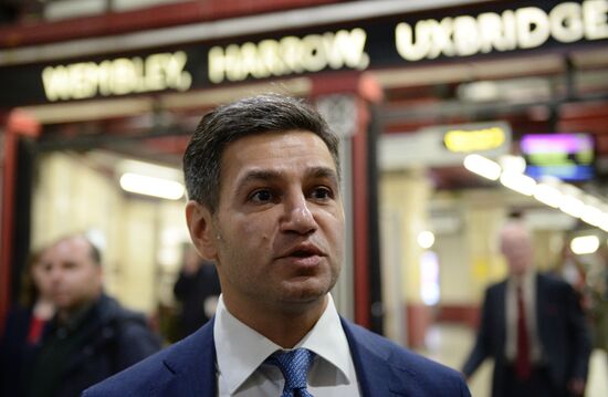 Themed train The Heart of Russia is launched in London tube