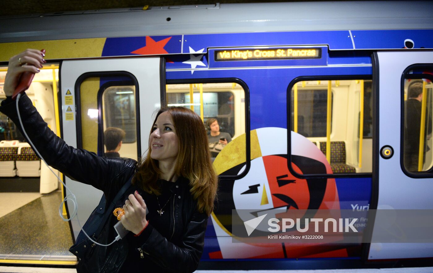 Themed train The Heart of Russia is launched in London tube
