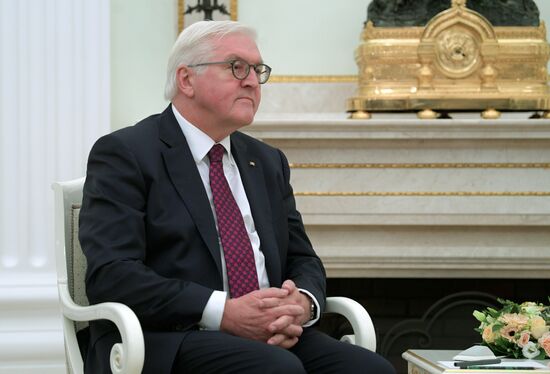 President Vladimir Putin meets with President of Germany Frank-Walter Steinmeier