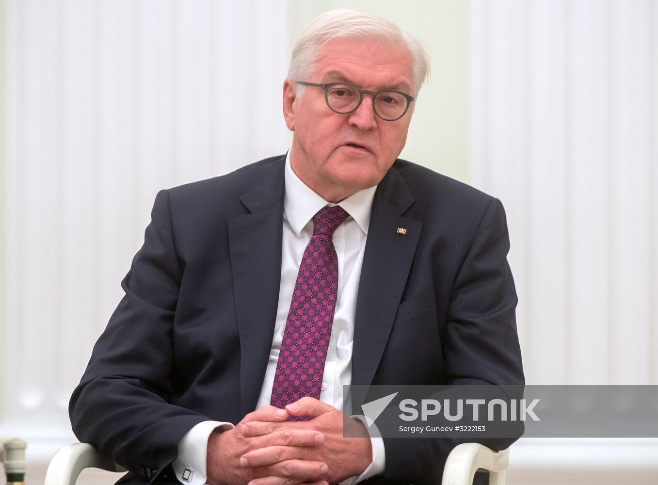 President Vladimir Putin meets with President of Germany Frank-Walter Steinmeier