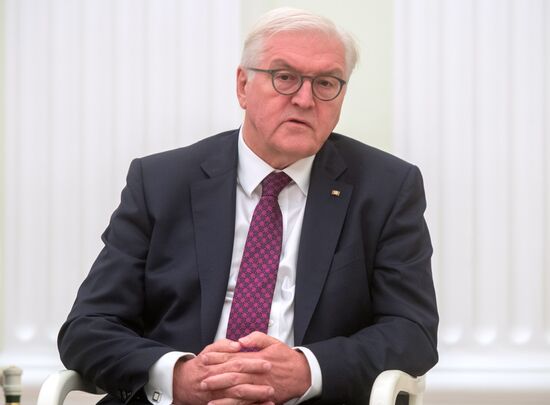 President Vladimir Putin meets with President of Germany Frank-Walter Steinmeier