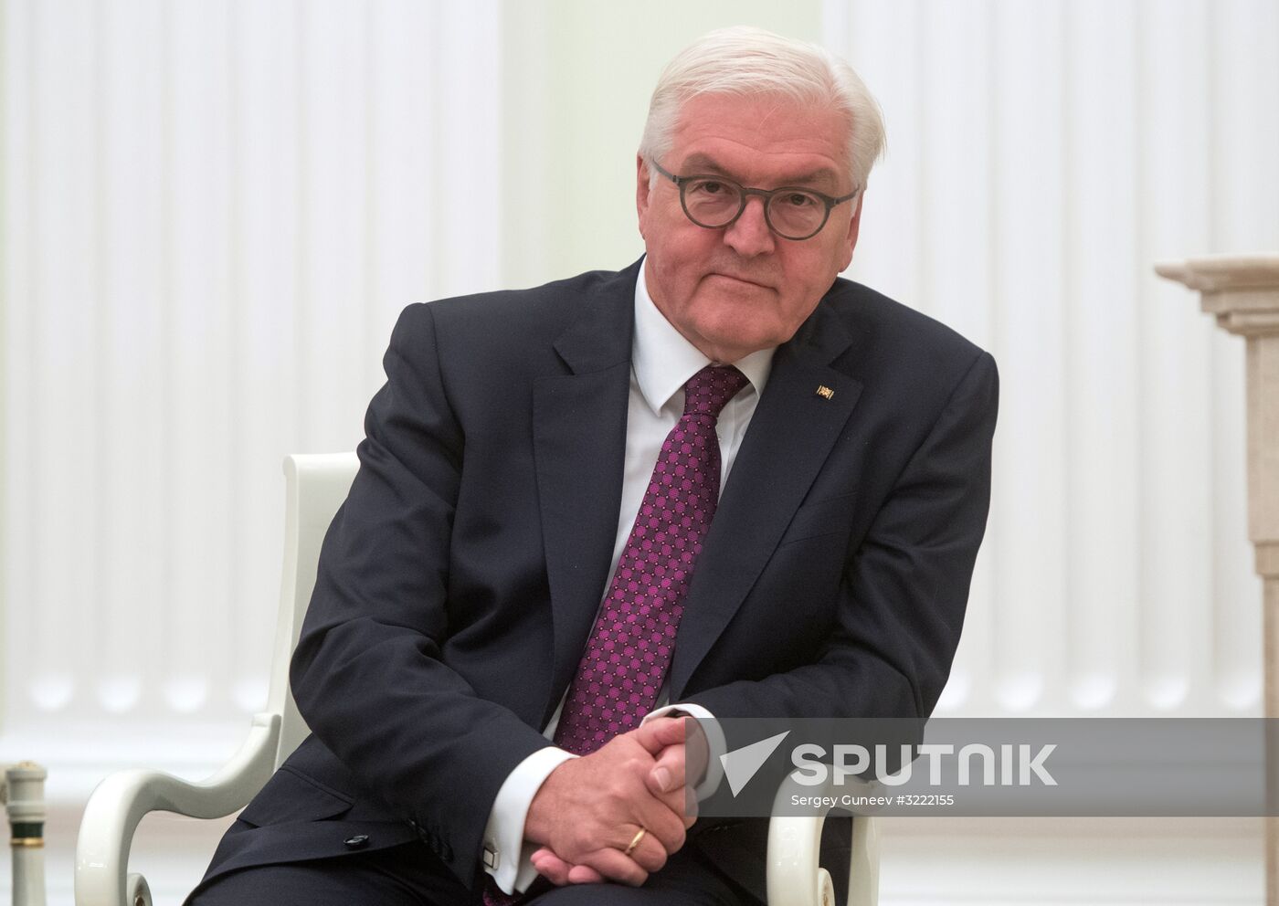 President Vladimir Putin meets with President of Germany Frank-Walter Steinmeier