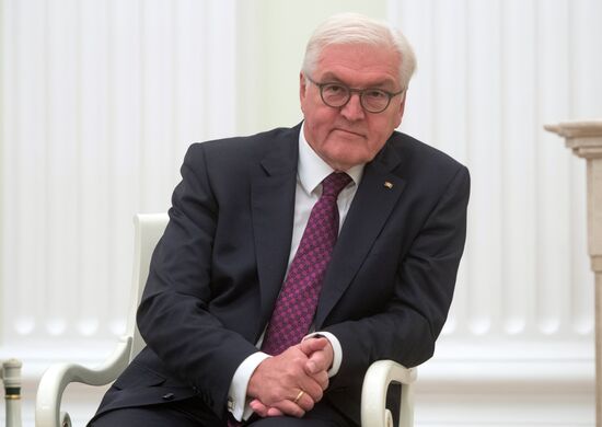 President Vladimir Putin meets with President of Germany Frank-Walter Steinmeier