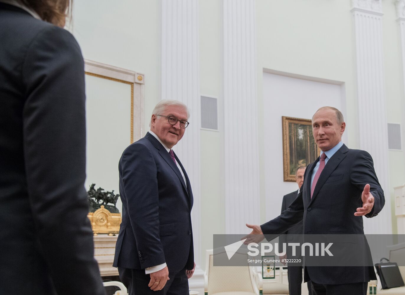 President Vladimir Putin meets with President of Germany Frank-Walter Steinmeier