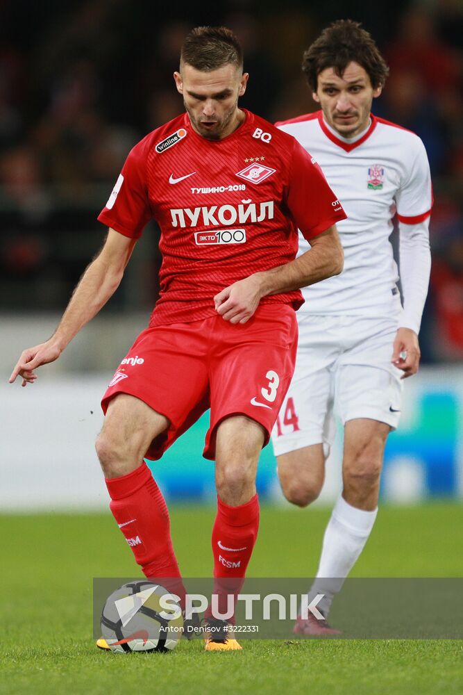 Football. Russian Cup. Spartak vs. Spartak-Nalchik