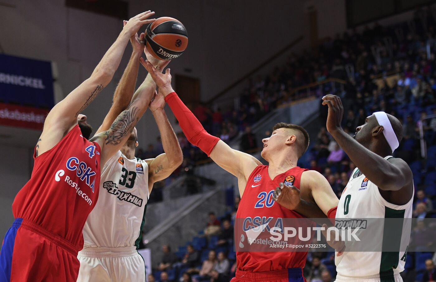 Euroleague Basketball. CSKA vs. Panathinaikos