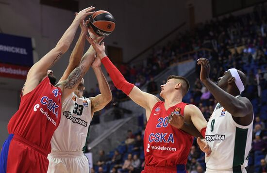 Euroleague Basketball. CSKA vs. Panathinaikos