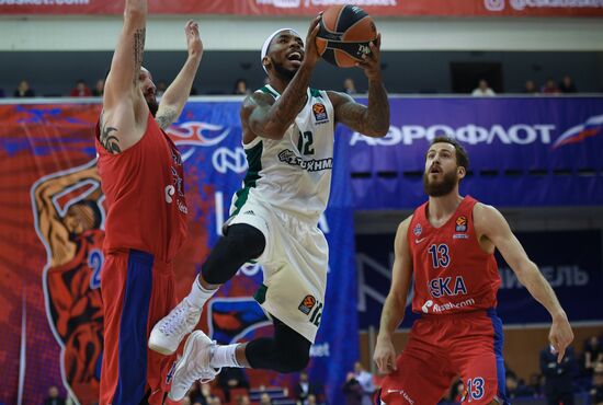 Euroleague Basketball. CSKA vs. Panathinaikos