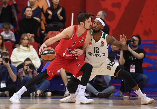 Euroleague Basketball. CSKA vs. Panathinaikos