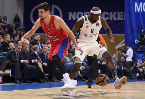 Euroleague Basketball. CSKA vs. Panathinaikos