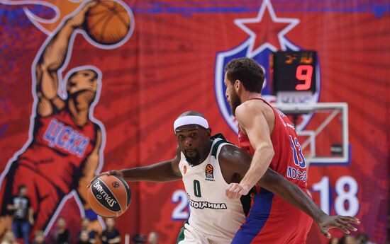 Euroleague Basketball. CSKA vs. Panathinaikos