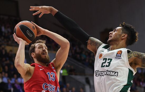 Euroleague Basketball. CSKA vs. Panathinaikos