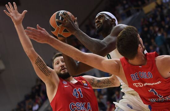 Euroleague Basketball. CSKA vs. Panathinaikos