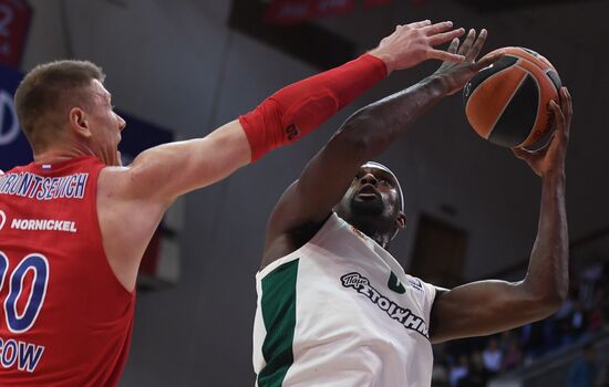 Euroleague Basketball. CSKA vs. Panathinaikos